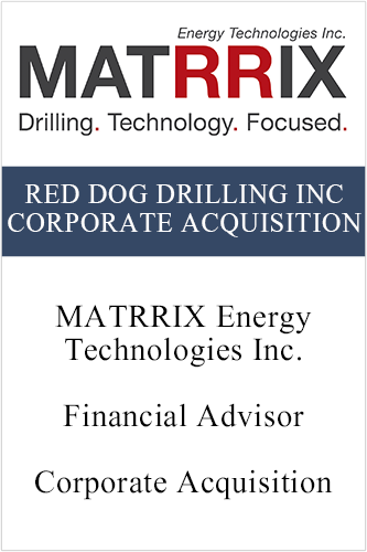 RedDog Drilling Inc Corporate Acquisition