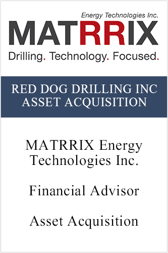 RedDog Drilling Inc Asset Acquistion